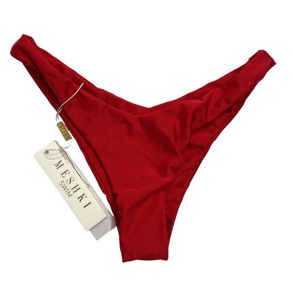 Meshki Other - Meshki Luciana Bikini Bottoms in Red